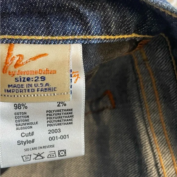 CITIZENS OF HUMANITY Kelly Boot Cut Low Rise Dark Blue Jeans Denim Y2K Womens 29 - Picture 16 of 16